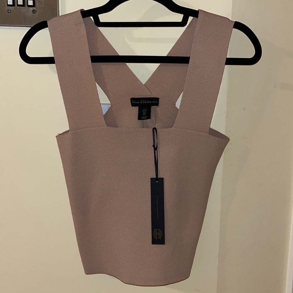 House of Harlow Light Brown Tank Top